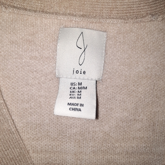 NWT Joie Button Up Checkered Print Sweater - Picture 4 of 6